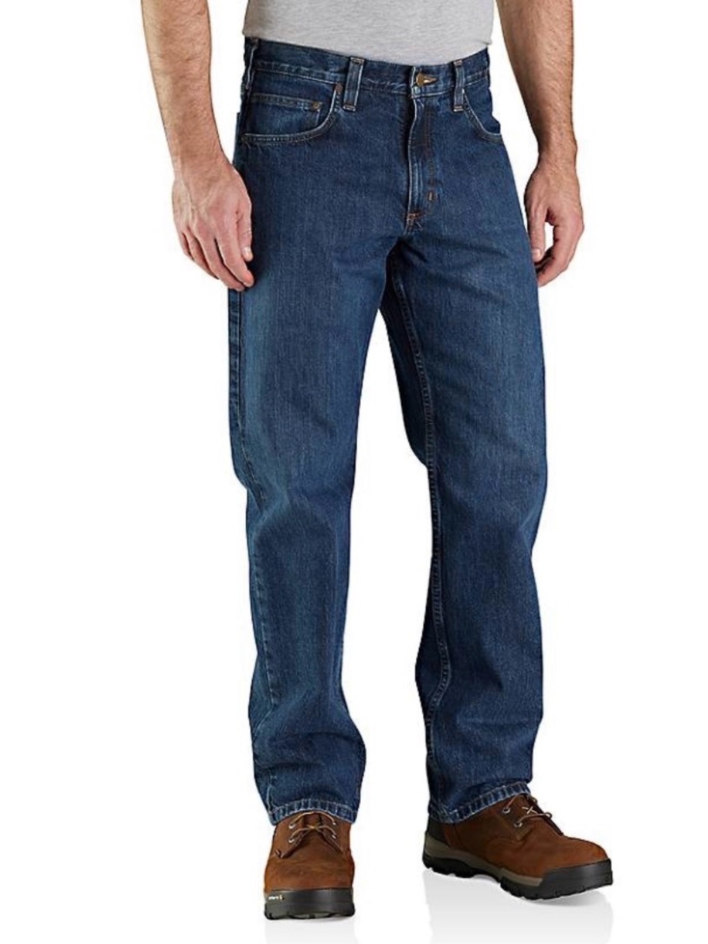 Carhartt Men's Relaxed Fit 5-Pocket Jeans 32 X 34